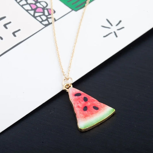 Watermelon Necklace Handmade