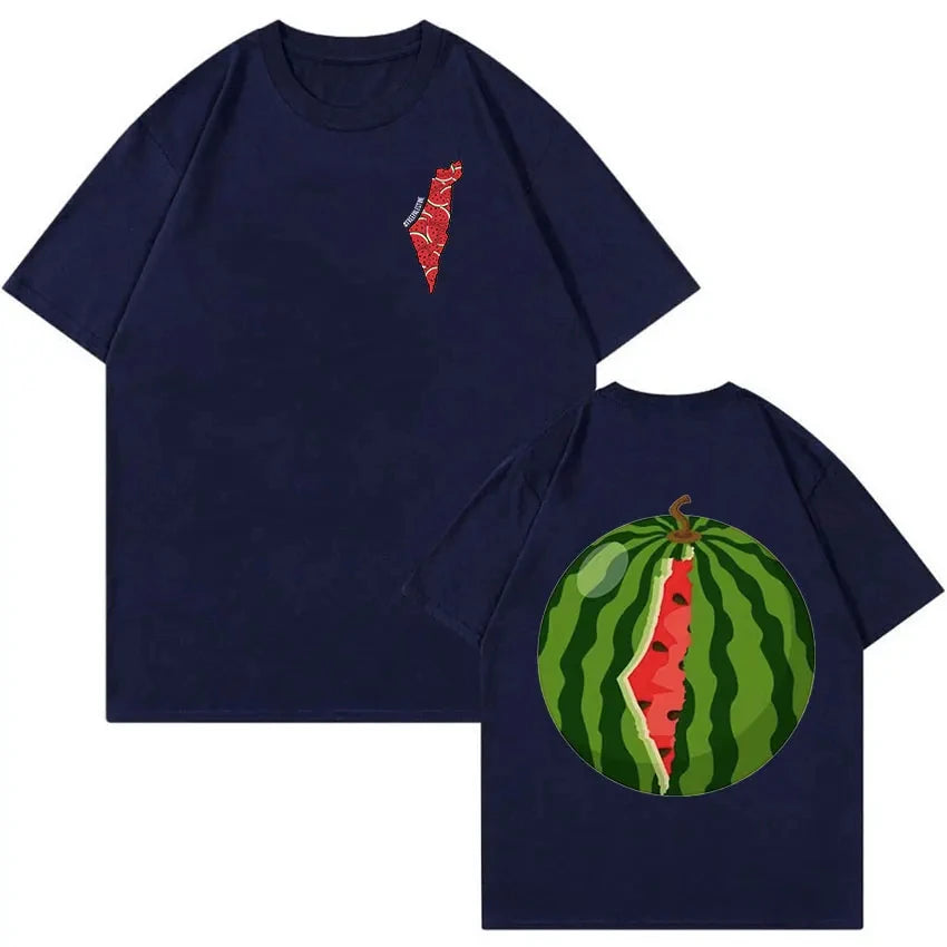 This Is Not A Watermelon Funny Graphic T Shirts Men's Women Fashion Casual Short Sleeve Tee Tops Man Cotton SUMMER T-shirt