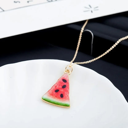 Watermelon Necklace Handmade