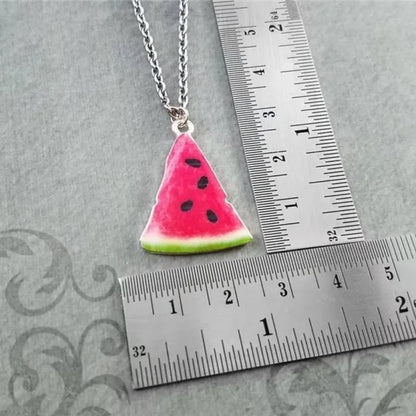 Watermelon Necklace Handmade