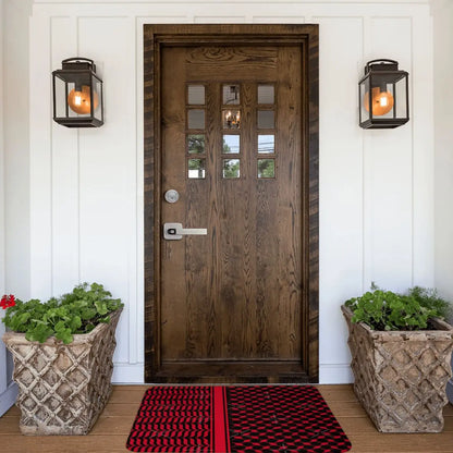 Modern Palestinian Kufiya Pattern Design mats
