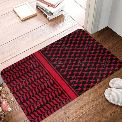 Modern Palestinian Kufiya Pattern Design mats