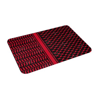 Modern Palestinian Kufiya Pattern Design mats