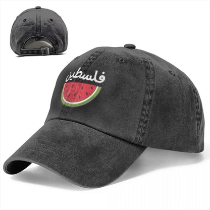 Palestine Watermelon Baseball Cap alestinian flag colors Men Sun-Proof Hip Hop Dad Hats Fashion Running Hippie Snapback Cap